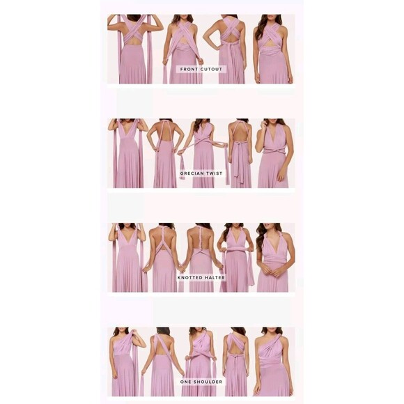 Lulus Tricks of the Trade Convertible Wrap Maxi Dress Medium Dark Gray Halter - Picture 9 of 16